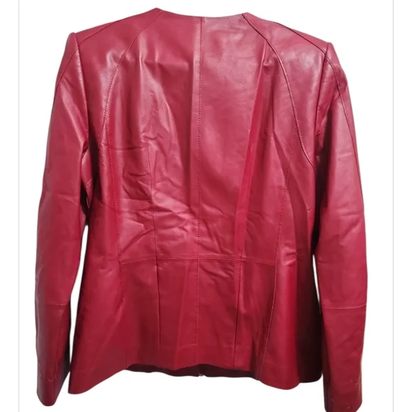 Preowned Lafayette148 Leather Jacket